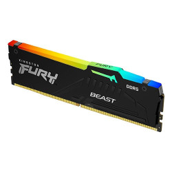 Kingston Fury Beast RGB 16GB (16GBx1) DDR5 6000MHz CL40 Black (KF560C40BBA-16) Kingston Fury Beast RGB 16GB (16GBx1) DDR5 6000MHz CL40 Black (KF560C40BBA-16)