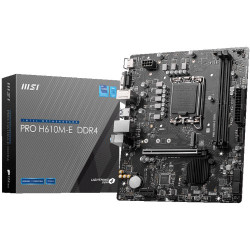 MSI PRO H610M-E DDR4 Intel Motherboard MSI PRO H610M-E DDR4 Intel Motherboard