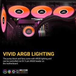 Ant Esports ICE-360 ARGB CPU Liquid Cooler Ant Esports ICE-360 ARGB CPU Liquid Cooler