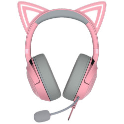 Razer Kraken Kitty V2 USB Headset with RGB Kitty Ears Quartz Edition (RZ04-04730200-R3M1) Razer Kraken Kitty V2 USB Headset with RGB Kitty Ears Quartz Edition (RZ04-04730200-R3M1)