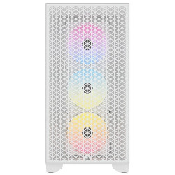 Corsair 3000D RGB Airflow Mid-Tower PC Case White (CC-9011256-WW) Corsair 3000D RGB Airflow Mid-Tower PC Case White (CC-9011256-WW)