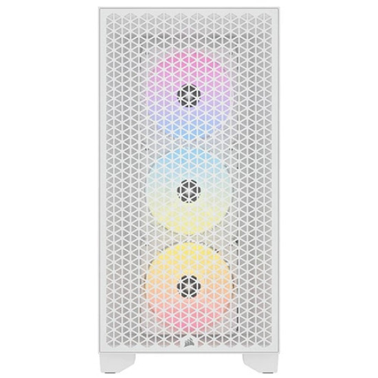Corsair 3000D RGB Airflow Mid-Tower PC Case White (CC-9011256-WW) Corsair 3000D RGB Airflow Mid-Tower PC Case White (CC-9011256-WW)