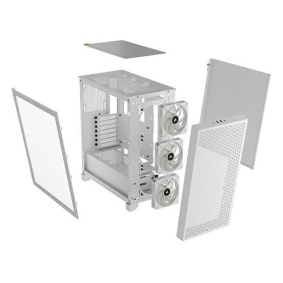 Corsair 3000D RGB Airflow Mid-Tower PC Case White (CC-9011256-WW) Corsair 3000D RGB Airflow Mid-Tower PC Case White (CC-9011256-WW)