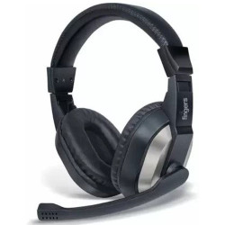 Fingers F10 Wired Headphone with Mic (Black + Slate Grey) Fingers F10 Wired Headphone with Mic (Black + Slate Grey)