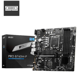 MSI PRO B760M-P DDR5 Intel Motherboard MSI PRO B760M-P DDR5 Intel Motherboard