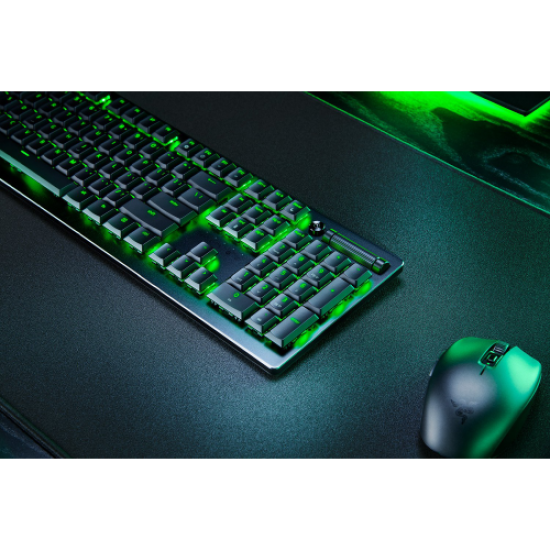Razer DeathStalker V2 Pro Wireless Low Profile Optical Gaming Keyboard - Clicky Purple Switch (RZ03-04361800-R3M1) Razer DeathStalker V2 Pro Wireless Low Profile Optical Gaming Keyboard - Clicky Purple Switch (RZ03-04361800-R3M1)