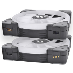 Thermaltake SWAFAN EX12 RGB PC Cooling Fan TT Premium Edition-3 Fan Pack - Black (CL-F143-PL12SW-A)