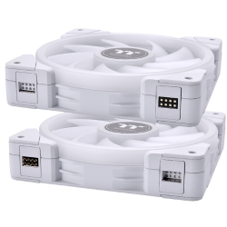 Thermaltake SWAFAN EX12 RGB PC Cooling Fan TT Premium Edition-3 Fan Pack - White (CL-F161-PL12SW-A)