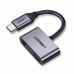 UGREEN 2 Ports USB-C Hub to 3.5mm Audio Adapter (CM193) UGREEN 2 Ports USB-C Hub to 3.5mm Audio Adapter (CM193)