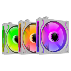 Ant Esports Crystaflow ARGB Fan 3-Fan Kit White