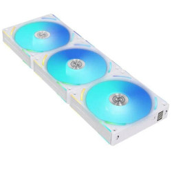 Lian Li UNI Fan AL120 V2 ARGB 120mm Triple Pack Fan - White (G99.12ALV23W.00) Lian Li UNI Fan AL120 V2 ARGB 120mm Triple Pack Fan - White (G99.12ALV23W.00)