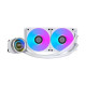 NZXT Kraken 240 RGB 240mm LCD AIO Liquid Cooler White (RL-KR240-W1)