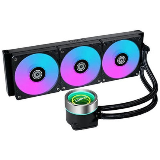 Lian Li Galahad II Trinity 360 ARGB CPU Liquid Cooler - Black (G89.GA2T36B.IN)