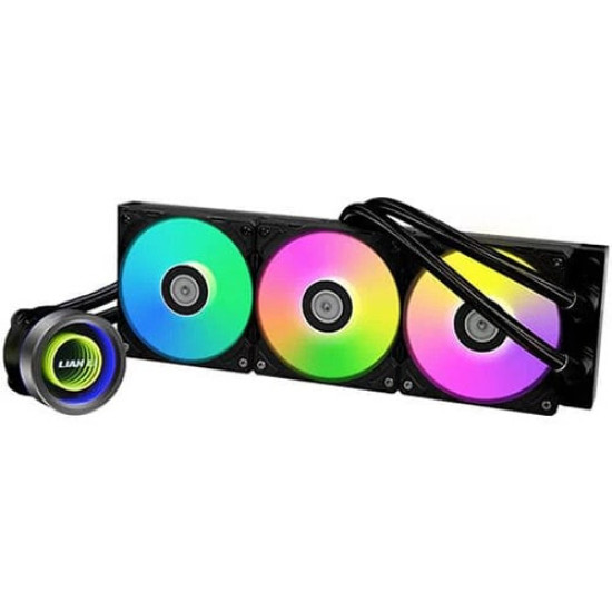 Lian Li Galahad II Trinity 360 ARGB CPU Liquid Cooler - Black (G89.GA2T36B.IN)