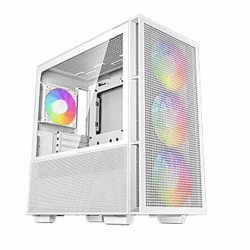 Deepcool CH560 Mid Tower ARGB Computer Case - White (R-CH560-WHAPE4-G-1) Deepcool CH560 Mid Tower ARGB Computer Case - White (R-CH560-WHAPE4-G-1)