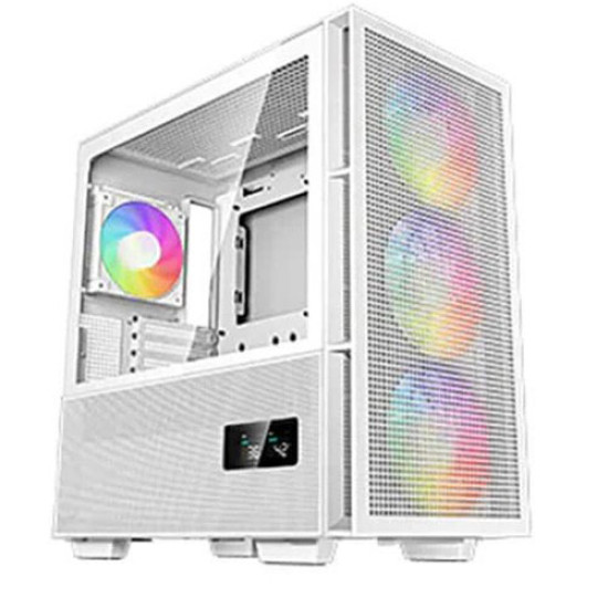 Deepcool CH560 Digital Mesh ARGB Mid Tower Case - White (R-CH560-WHAPE4D-G-1) Deepcool CH560 Digital Mesh ARGB Mid Tower Case - White (R-CH560-WHAPE4D-G-1)