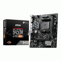MSI B450M-A PRO MAX II AMD AM4 Motherboard MSI B450M-A PRO MAX II AMD AM4 Motherboard