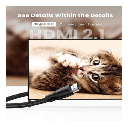 UGREEN 8K HDMI 2.1 Cable 8K (60Hz) 4K (120Hz) 48Gbps (80403) UGREEN 8K HDMI 2.1 Cable 8K (60Hz) 4K (120Hz) 48Gbps (80403)