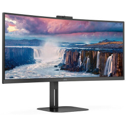 AOC CU34V5CW 34 inch 1440p Curved Monitor Black