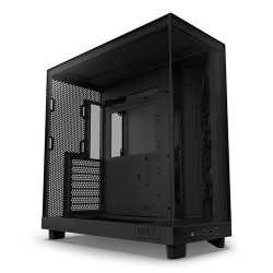 NZXT H6 Flow Compact Dual-Chamber Mid-Tower Airflow Case Black (CC-H61FB-01)