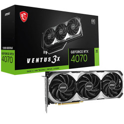 MSI GeForce RTX 4070 VENTUS 3X E 12G OC GDDR6X MSI GeForce RTX 4070 VENTUS 3X E 12G OC GDDR6X