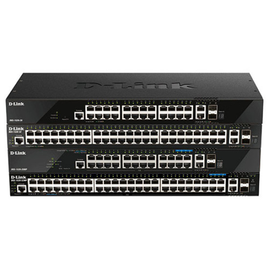 D-Link Layer 3 Stackable Smart Managed Switch (DGS-1520-28) D-Link Layer 3 Stackable Smart Managed Switch (DGS-1520-28)