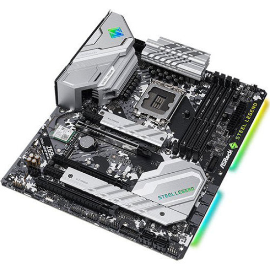 Asrock Z690 Steel Legend WiFi 6E DDR5 Intel Motherboard Asrock Z690 Steel Legend WiFi 6E DDR5 Intel Motherboard