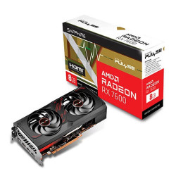 Sapphire PULSE AMD Radeon RX 7600 8GB GDDR6 Gaming OC (11324-01-20G) Sapphire PULSE AMD Radeon RX 7600 8GB GDDR6 Gaming OC (11324-01-20G)