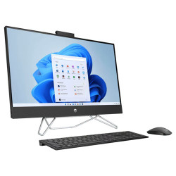 HP All-in-One Desktop PC 27-cb1153in (12th Gen Core i3-1215U, 8GB RAM, 512 GB SSD, Win 11, MSO 21, No DVD, Wireless KM, 27 inch Slim FHD IPS, Jet Blac