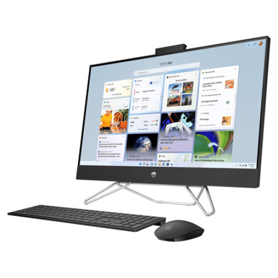 HP All-in-One Desktop PC 27-cb1153in (12th Gen Core i3-1215U, 8GB RAM, 512 GB SSD, Win 11, MSO 21, No DVD, Wireless KM, 27 inch Slim FHD IPS, Jet Blac HP All-in-One Desktop PC 27-cb1153in (12th Gen Core i3-1215U, 8GB RAM, 512 GB SSD, Win 11, MSO 21, No DVD, Wireless KM, 27 inch Slim FHD IPS, Jet Blac