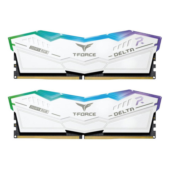 TeamGroup T-Force Delta RGB 32GB 2 x 16GB) DDR5 7200MHz White (FF4D532G7200HC34ADC01) TeamGroup T-Force Delta RGB 32GB 2 x 16GB) DDR5 7200MHz White (FF4D532G7200HC34ADC01)