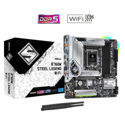 Asrock B760M Steel Legend WiFi DDR5 Intel Motherboard Asrock B760M Steel Legend WiFi DDR5 Intel Motherboard