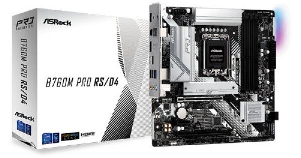 Asrock B760M Pro RS D4 DDR4 Intel Motherboard
