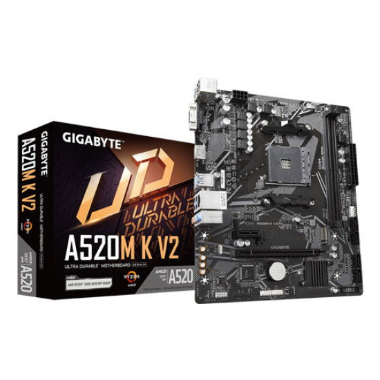 Gigabyte A520M K V2 DDR4 AMD Motherboard