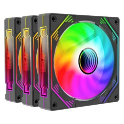 Ant Esports Sciflow 120mm ARGB 3 in 1 Fan Kit Black Ant Esports Sciflow 120mm ARGB 3 in 1 Fan Kit Black