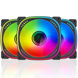 Ant Esports Spectraflow 120mm ARGB 3 in 1 Fan Kit Black Ant Esports Spectraflow 120mm ARGB 3 in 1 Fan Kit Black