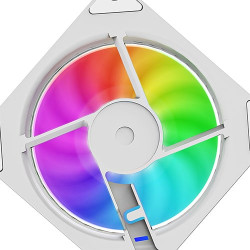 Ant Esports Sciflow 120mm ARGB 3 in 1 Fan Kit White Ant Esports Sciflow 120mm ARGB 3 in 1 Fan Kit White