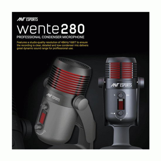 Ant Esports Wente 280 Professional Condenser Microphone Ant Esports Wente 280 Professional Condenser Microphone