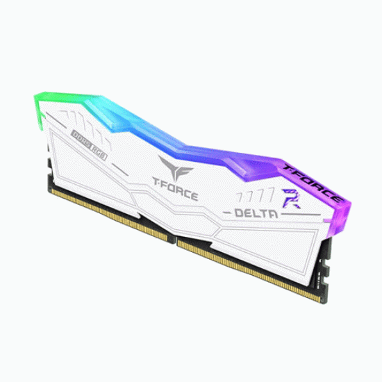 Teamgroup T-Force Delta RGB 16GB 5200MHz CL40 DDR5 White (FF4D516G5200HC40C01) Teamgroup T-Force Delta RGB 16GB 5200MHz CL40 DDR5 White (FF4D516G5200HC40C01)