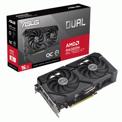 Asus Dual Radeon RX 7600 XT OC Edition 16GB GDDR6 (DUAL-RX7600XT-O16G) Asus Dual Radeon RX 7600 XT OC Edition 16GB GDDR6 (DUAL-RX7600XT-O16G)