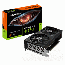 Gigabyte GeForce RTX 4070 Windforce 2X OC GDDR6X (GV-N4070WF2OC-12GD)