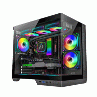 Ant Esports Crystal X4 ARGB Dual-Chamber Gaming Cabinet