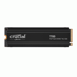 Crucial T700 2TB PCIe Gen5 NVMe M.2 SSD with Heatsink (CT2000T700SSD5) Crucial T700 2TB PCIe Gen5 NVMe M.2 SSD with Heatsink (CT2000T700SSD5)