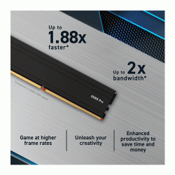 Crucial Pro 24GB DDR5 5600 UDIMM (CP24G56C46U5) Crucial Pro 24GB DDR5 5600 UDIMM (CP24G56C46U5)