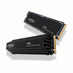 Crucial T700 1TB PCIe Gen5 NVMe M.2 SSD with Heatsink (CT1000T700SSD5) Crucial T700 1TB PCIe Gen5 NVMe M.2 SSD with Heatsink (CT1000T700SSD5)