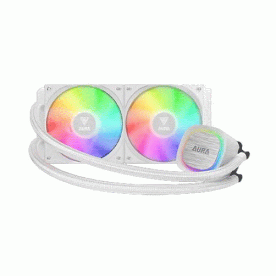 Gamdias AURA GL240 V2 White AGRB Liquid Cooler Gamdias AURA GL240 V2 White AGRB Liquid Cooler
