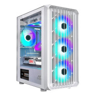 Ant Esports 205 Air ARGB Gaming Cabinet White