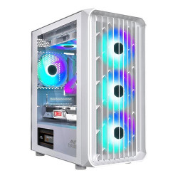 Ant Esports 205 Air ARGB Gaming Cabinet White Ant Esports 205 Air ARGB Gaming Cabinet White