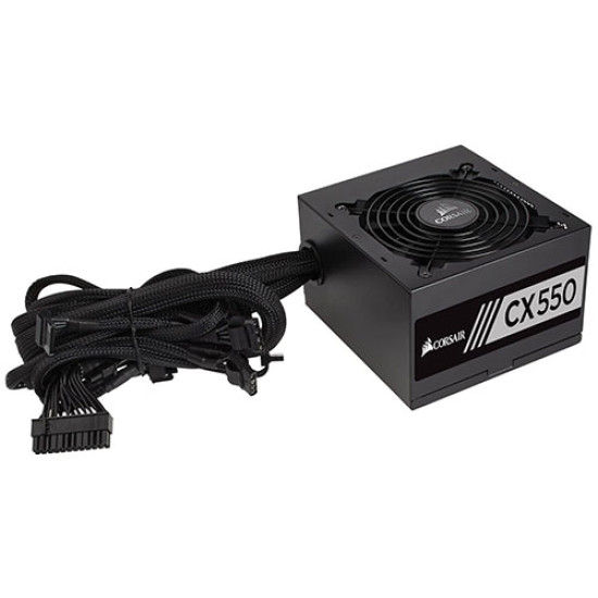 Corsair CX Series CX550 550W 80 Plus Bronze ATX Power Supply (CP-9020277-IN)