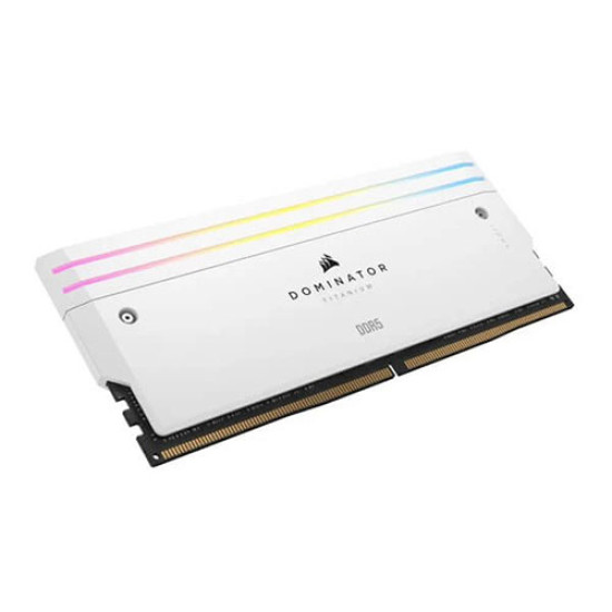 Corsair Dominator Titanium RGB 64GB (2x32GB) DDR5 6000MHz CL30 Memory Kit White (CMP64GX5M2B6000C30W) Corsair Dominator Titanium RGB 64GB (2x32GB) DDR5 6000MHz CL30 Memory Kit White (CMP64GX5M2B6000C30W)